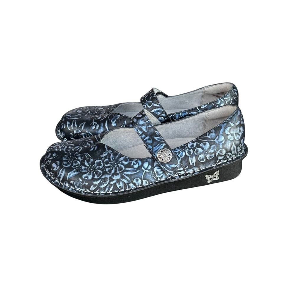 Alegria Leather Slip On Mary Janes Faye Size 7